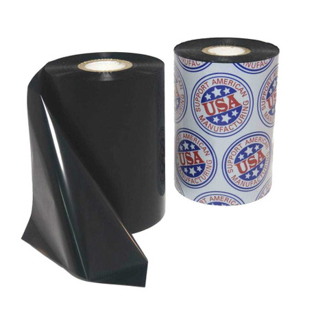Resin Ribbon: 3.50" x 1,345' (89.0mm x 410m), Ink on Inside, Wicked Tough, $26.03 per Roll in 24 Roll Case Resin Ribbon: 3.50" x 1,345' (89.0mm x 410m), Ink on Inside, Wicked Tough, $26.03 per Roll in 24 Roll Case