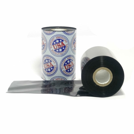 Wax Resin Ribbon: 4.33” x 1,968’ (110.0mm x 600m), Ink on Inside, High Density, Near Edge, $16.55 per Roll in 12 Roll Case