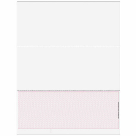 Check On Bottom, Burgundy Wave, Perfs: 4", 7 ½" (1000 Checks)