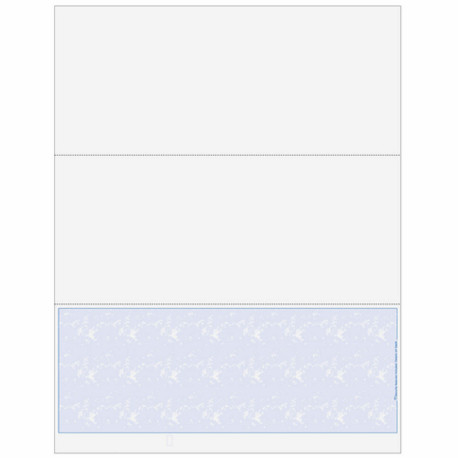 Check on Bottom, Classic Blank, Blue Marble, Perfs: 4" & 7-1/2"