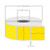4" x 4", Thermal Transfer, Perforated, Roll, 3" Core, Coated, General Use, Pantone Yellow, $33.25 per Roll in 4 Roll Case 4" x 4", Thermal Transfer, Perforated, Roll, 3" Core, Coated, General Use, Pantone Yellow, $33.25 per Roll in 4 Roll Case