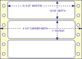 Pinfeed, Continuous Feed, EDP Labels