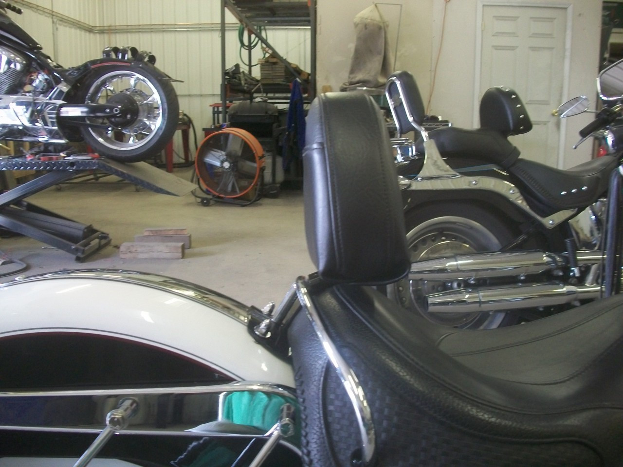 grasshopper motorcycle backrest