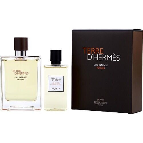 Terre D´Hermes Intense Vetiver 2 Piece 100ml Eau de Parfum by Hermes for Men (Gift Set)