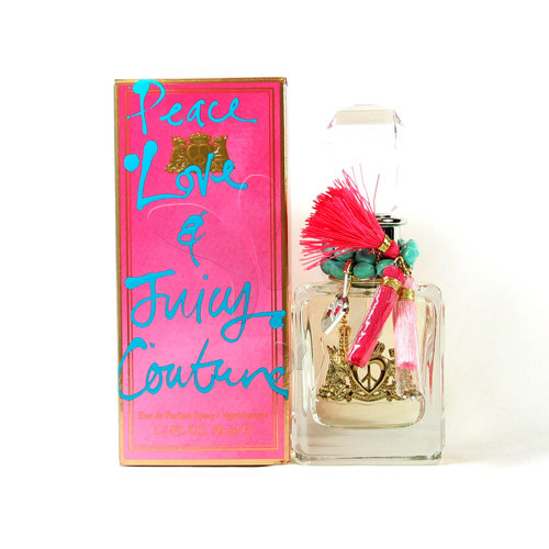 Peace, Love & Juicy Couture 50ml Eau de Parfum by Juicy Couture for Women (Bottle)