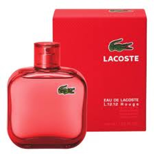 L.12.12 Rouge 100ml Eau de Toilette by Lacoste for Men (Bottle)