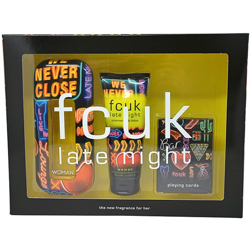 Late Night 3 Piece 100ml Eau de Toilette by Fcuk for Women (Gift Set)