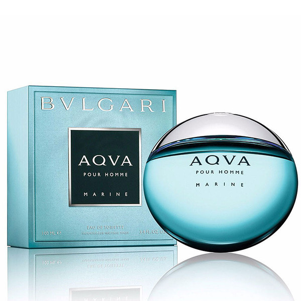 Aqva Pour Homme Marine 100ml Eau De Toilette By Bvlgari For Men (Bottle)