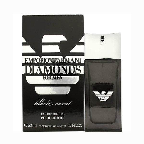 Emporio Armani Diamonds Black Carat 50ml Eau De Toilette By Giorgio Armani For Men (Bottle)