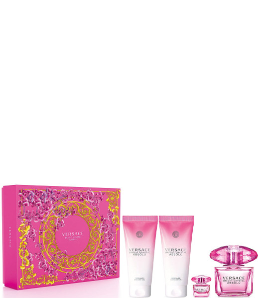 Bright Crystal Absolu 4 Piece 90ml Eau de Parfum by Versace for Women (Gift Set)