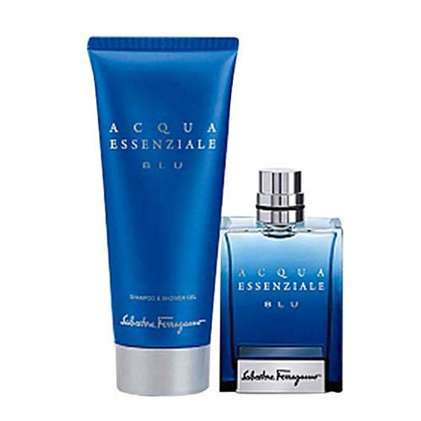 Acqua Essenziale Blu 5ml Eau De Toilette by Salvatore Ferragamo for Men (Mini Set)