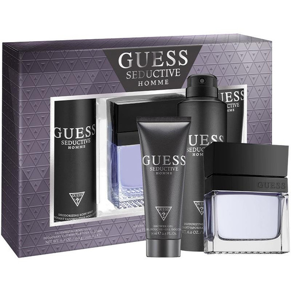 Seductive 3 Piece 100ml Eau de Toilette by Guess for Men (Gift Set-C)