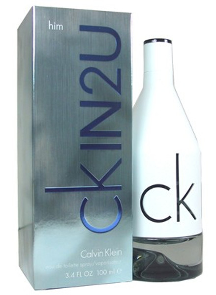 CK IN2U 100ml Eau de Toilette by Calvin Klein for Men (Bottle)