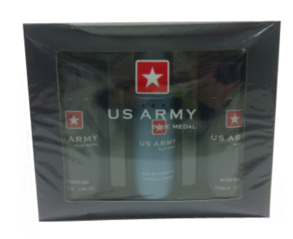 Us Army Blue 3 Piece 100ml Eau de Toilette by Ron Marone'S for Men (Finefrench)