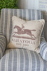 Saratoga Est. 1863 Pillow