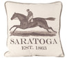 Saratoga Est. 1863 Pillow