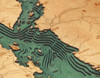 Lake George - Wood Chart - Detail