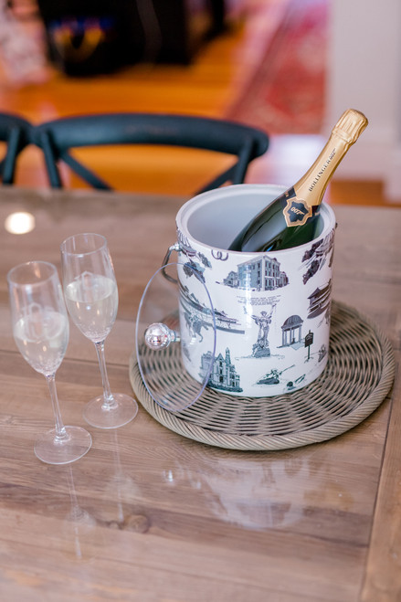 Saratoga Toile Ice Bucket 