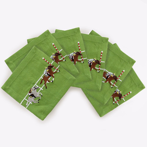 Finish Line Linen Cocktail Napkins