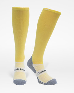 Coolmax padded foot of Buttercup riding sock – micromesh panel and ribbed arch shown Coolmax padded foot of Buttercup riding sock – micromesh panel and ribbed arch shown
