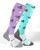 Busy Bee horse riding socks in pastel colours with bee design and Coolmax® performance foot.