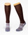 Chocolate Brown No-Show Competition Horse Riding Socks with Coolmax® performance foot.