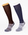 Navy and Brown No-Show Competition Horse Riding Socks
