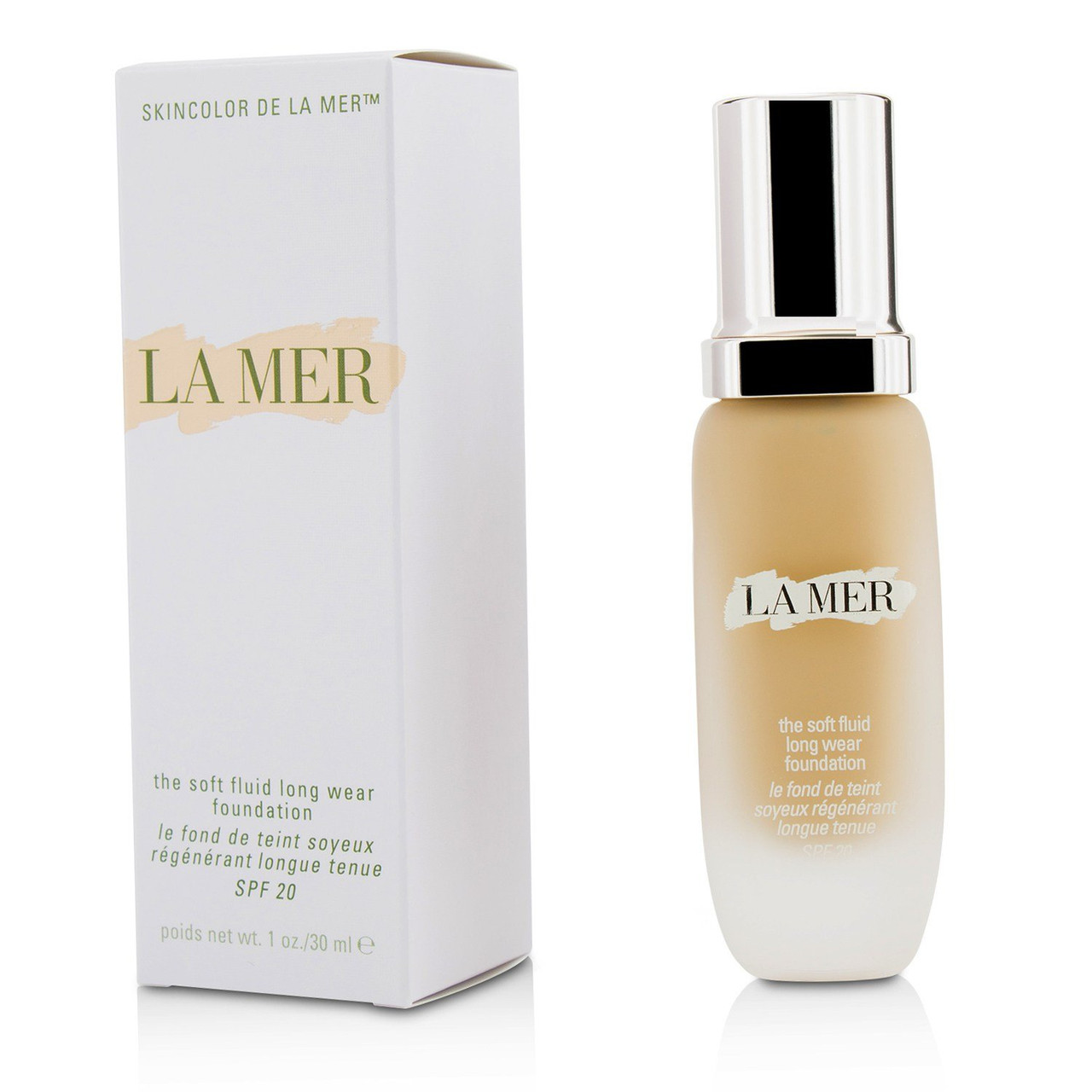 LA MER SOFT FLUID LONG WEAR 1 OZ FOUNDATION SPF 20 160 CR ME ScentsWorld la-mer-soft-fluid-long-wear-1-oz-foundation-spf-20-160-cr-me-scentsworld