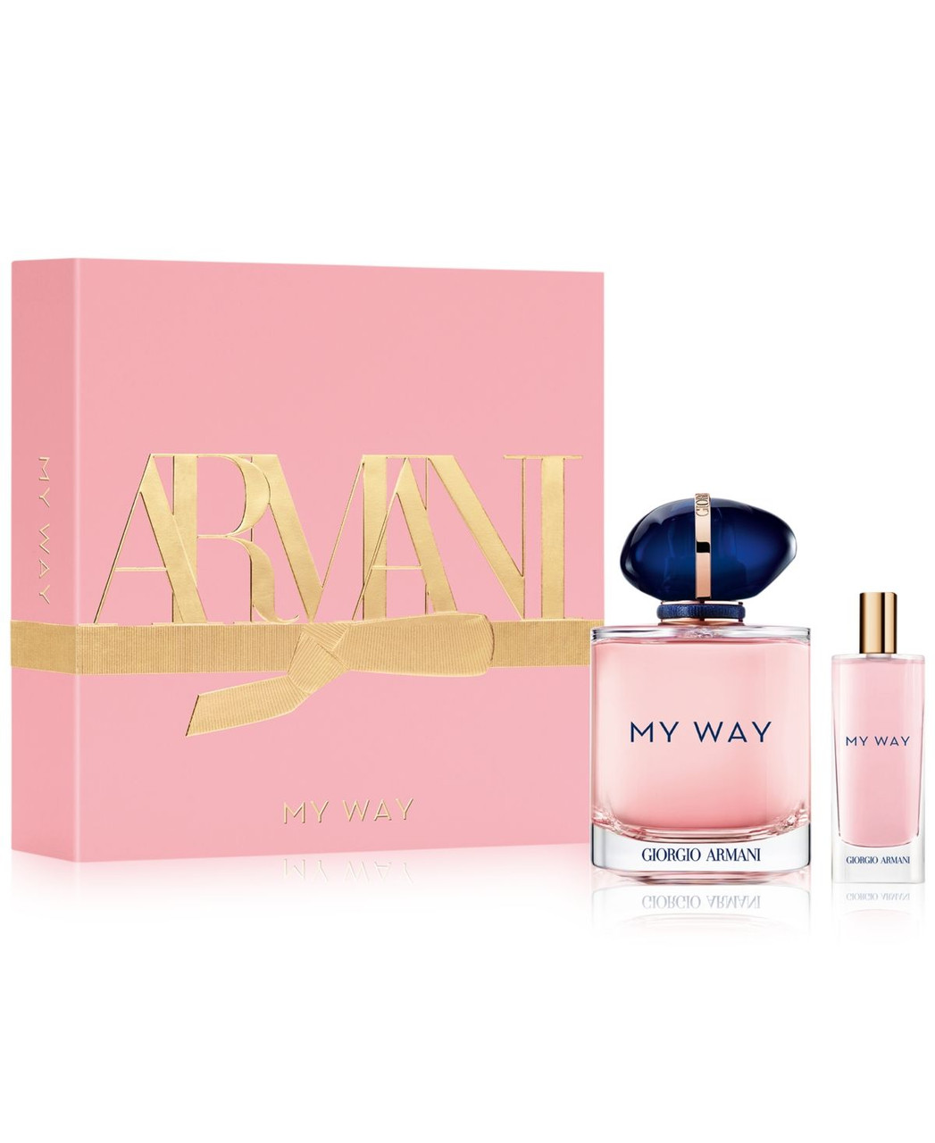 ARMANI MY WAY 2 PCS SET FOR WOMEN 3 OZ EAU DE PARFUM 0.5 EAU DE