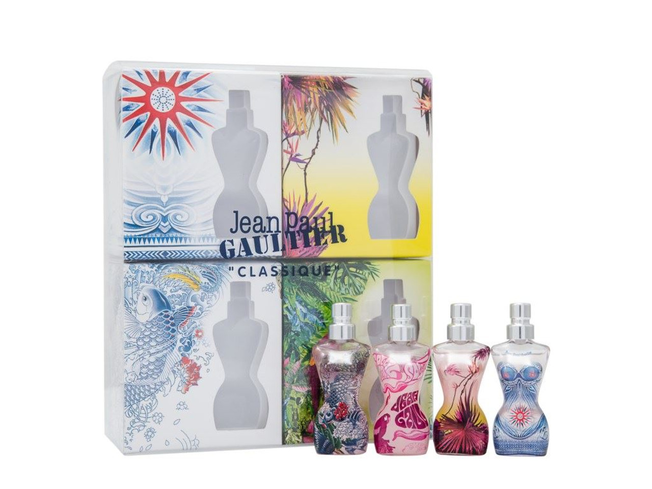 JEAN PAUL GAULTIER SUMMER FOR WOMEN 4 PCS MINI SET: 4*3.5ML
