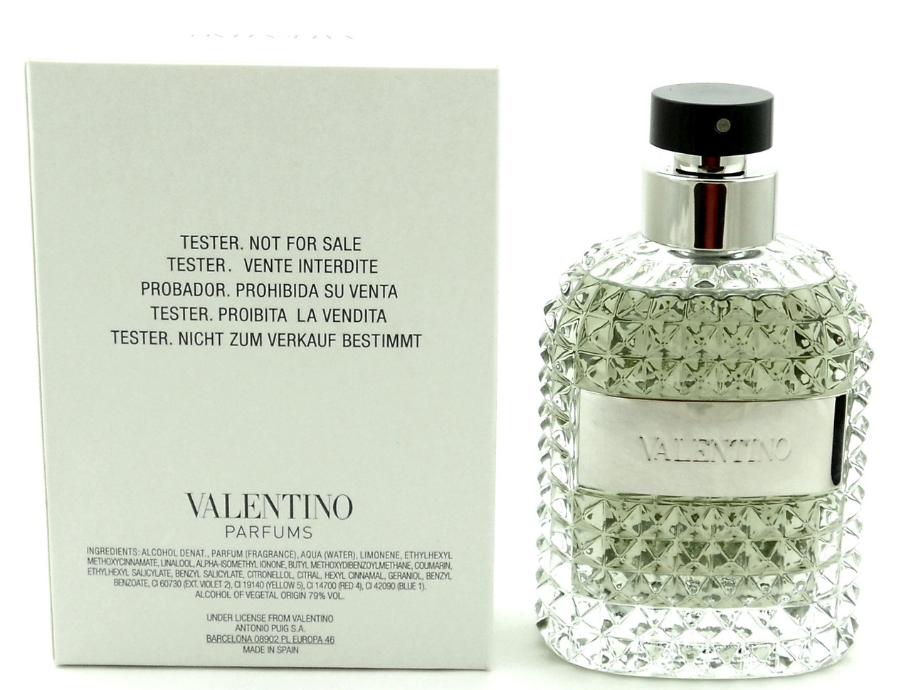 VALENTINO UOMO ACQUA TESTER 4.2 EAU DE TOILETTE SPRAY