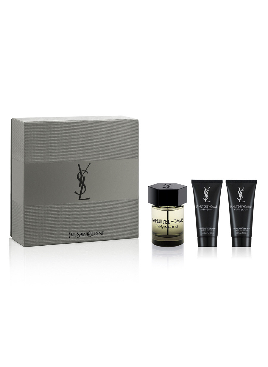 YSL LA NUIT DE L'HOMME 3 PCS SET: 3.4 EDT SP + 1.7 AFTER SHAVE
