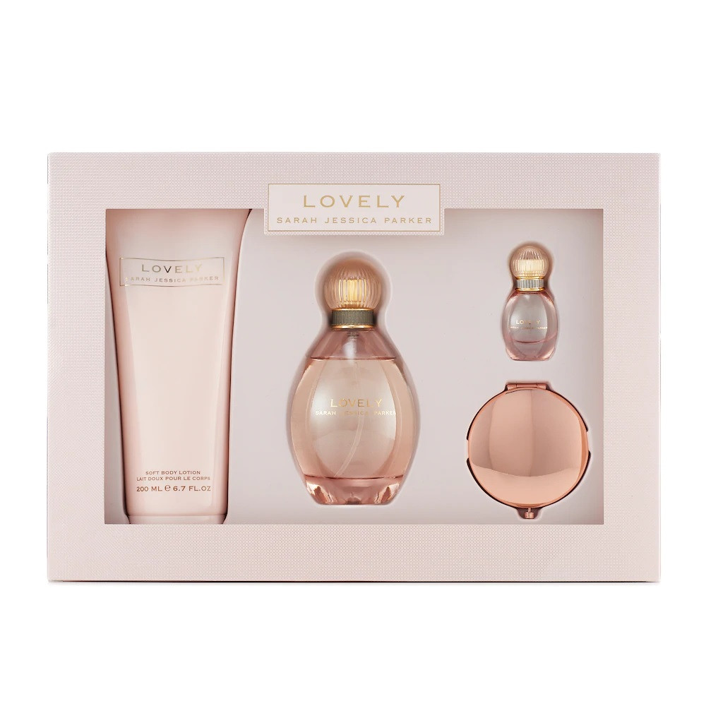 LOVELY SJP 4 PCS SET: 3.4 EAU DE PARFUM SPRAY + 5 ML EAU DE PARFUM