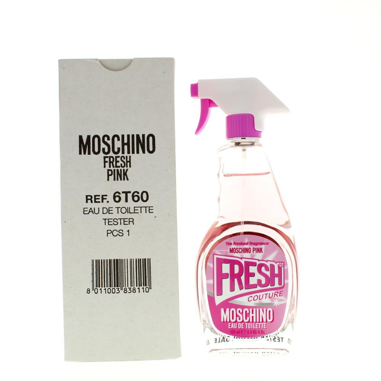 MOSCHINO FRESH PINK TESTER 3.4 EAU DE TOILETTE SPRAY ScentsWorld