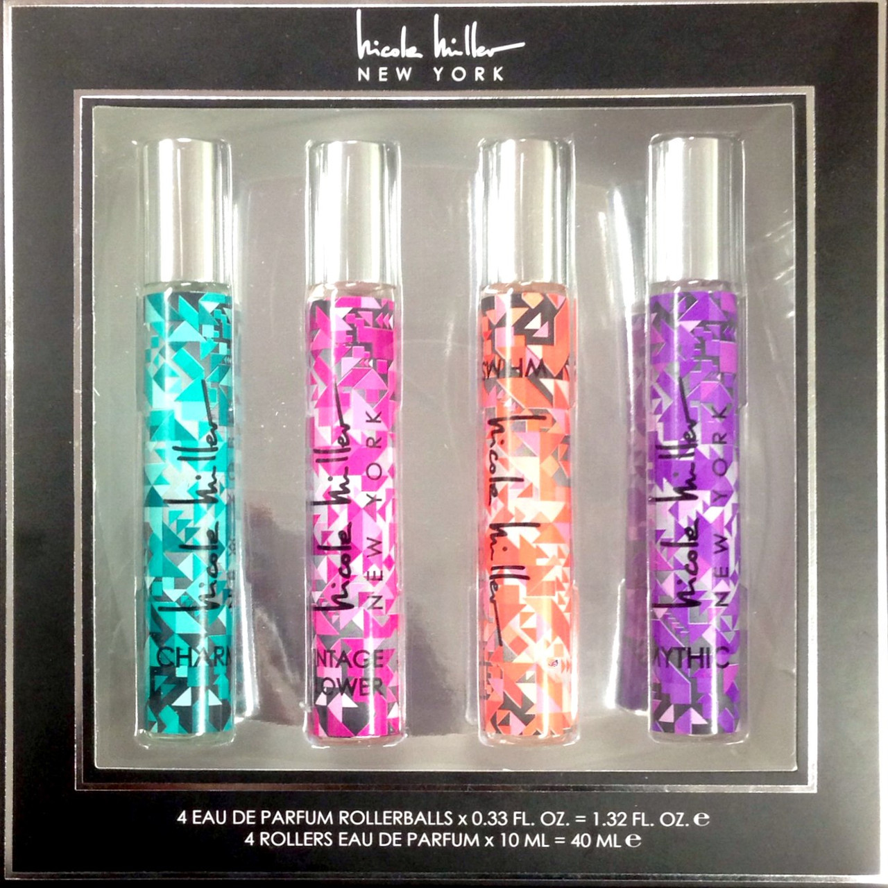 NICOLE MILLER PCS ROLLERBALLS SET: MYTHIC 10 ML EDP WHIMSY 10