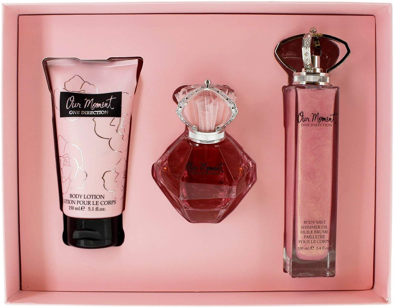 ONE DIRECTION OUR MOMENT 3 PCS SET 3.4 EDP SP 5.1 BODY LOTION