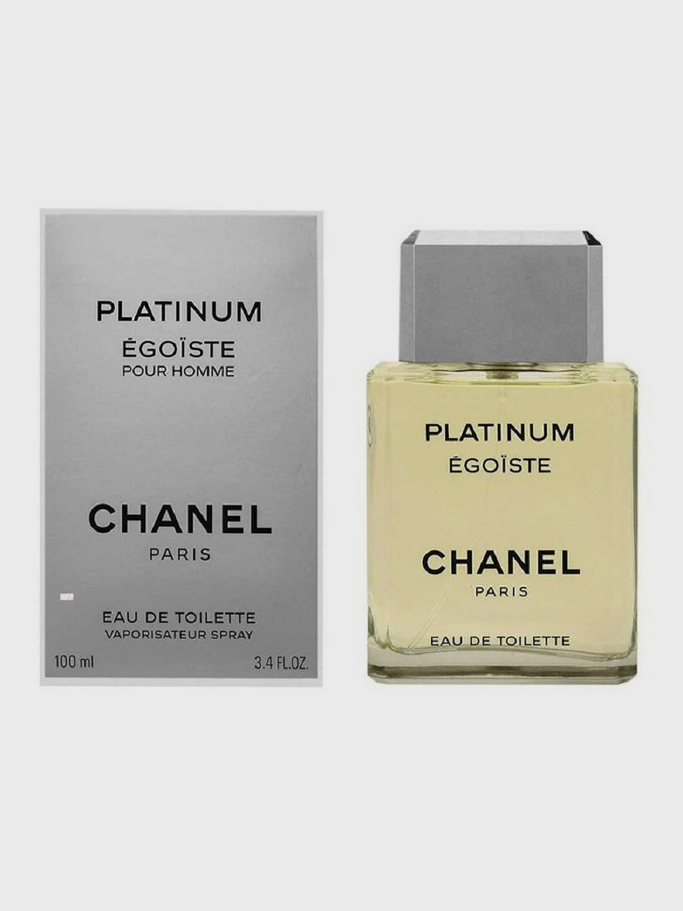 CHANEL EGOISTE PLATINUM 3.4 EAU DE TOILETTE SPRAY FOR MEN