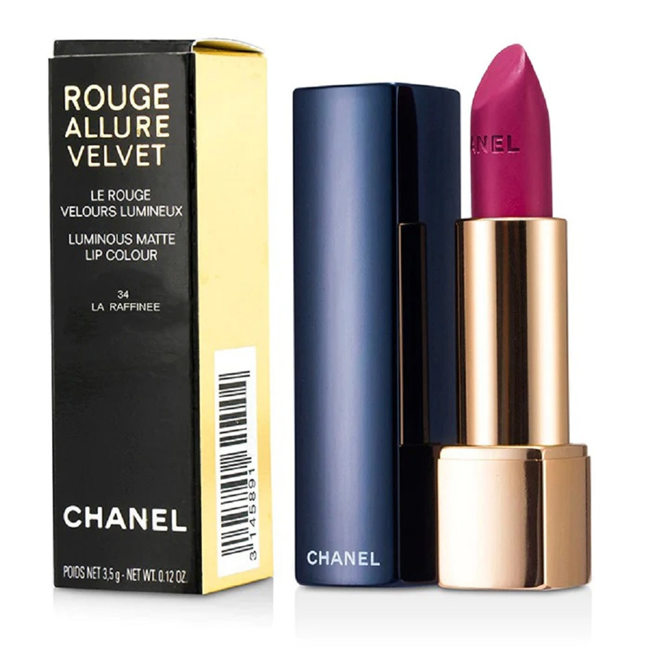 Chanel Rouge Allure Velvet: 34 La Raffinee