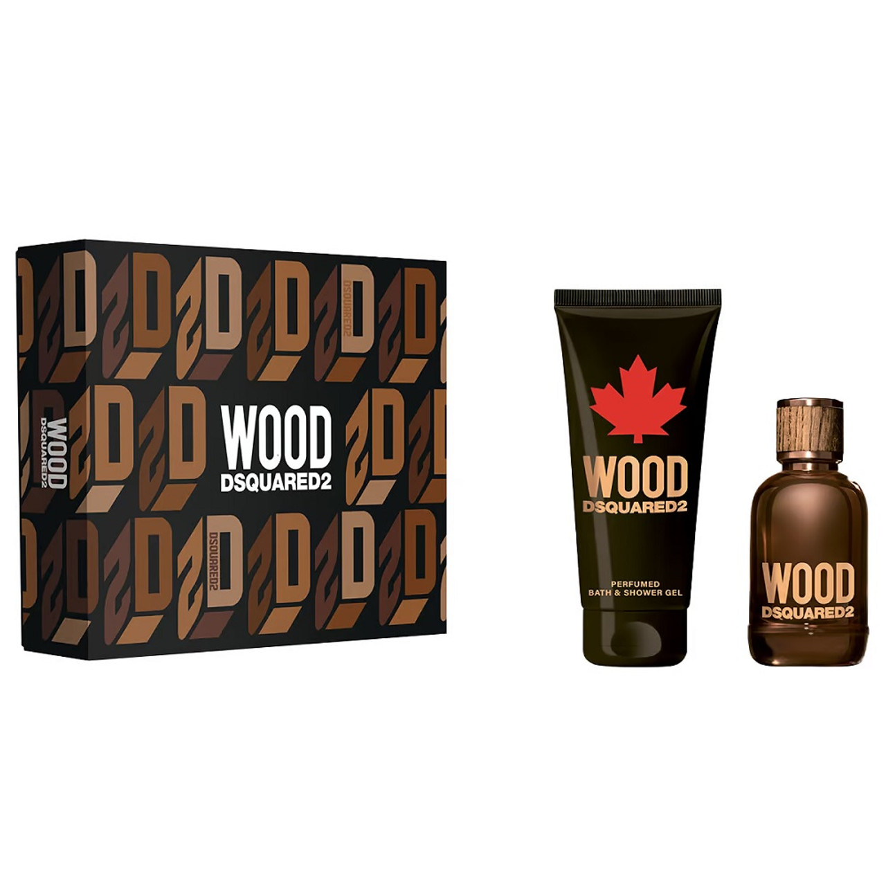 DSQUARED2 WOOD POUR HOMME 2 PCS SET FOR MEN 3.4 EAU DE TOILETTE