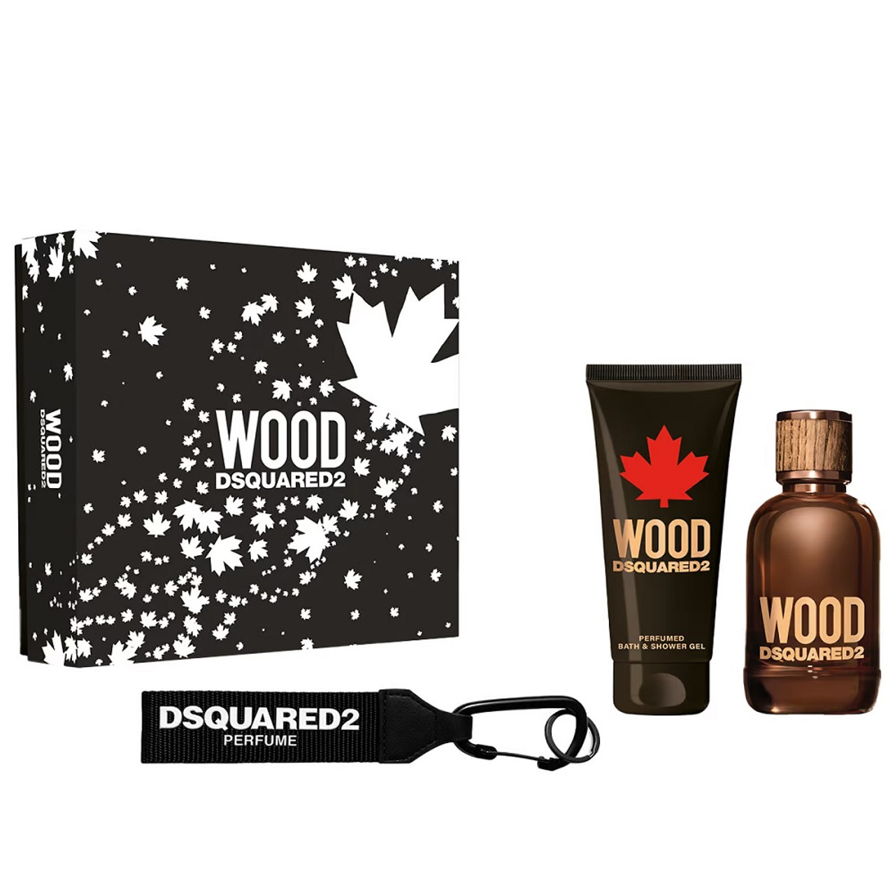 DSQUARED2 POUR HOMME WOOD 3 PCS SET FOR MEN 3.4 EAU DE TOILETTE