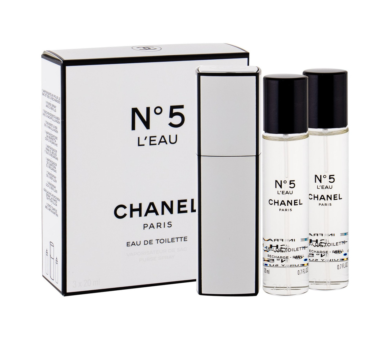 Chanel No.5 Eau De Parfum Purse Spray And 2  
