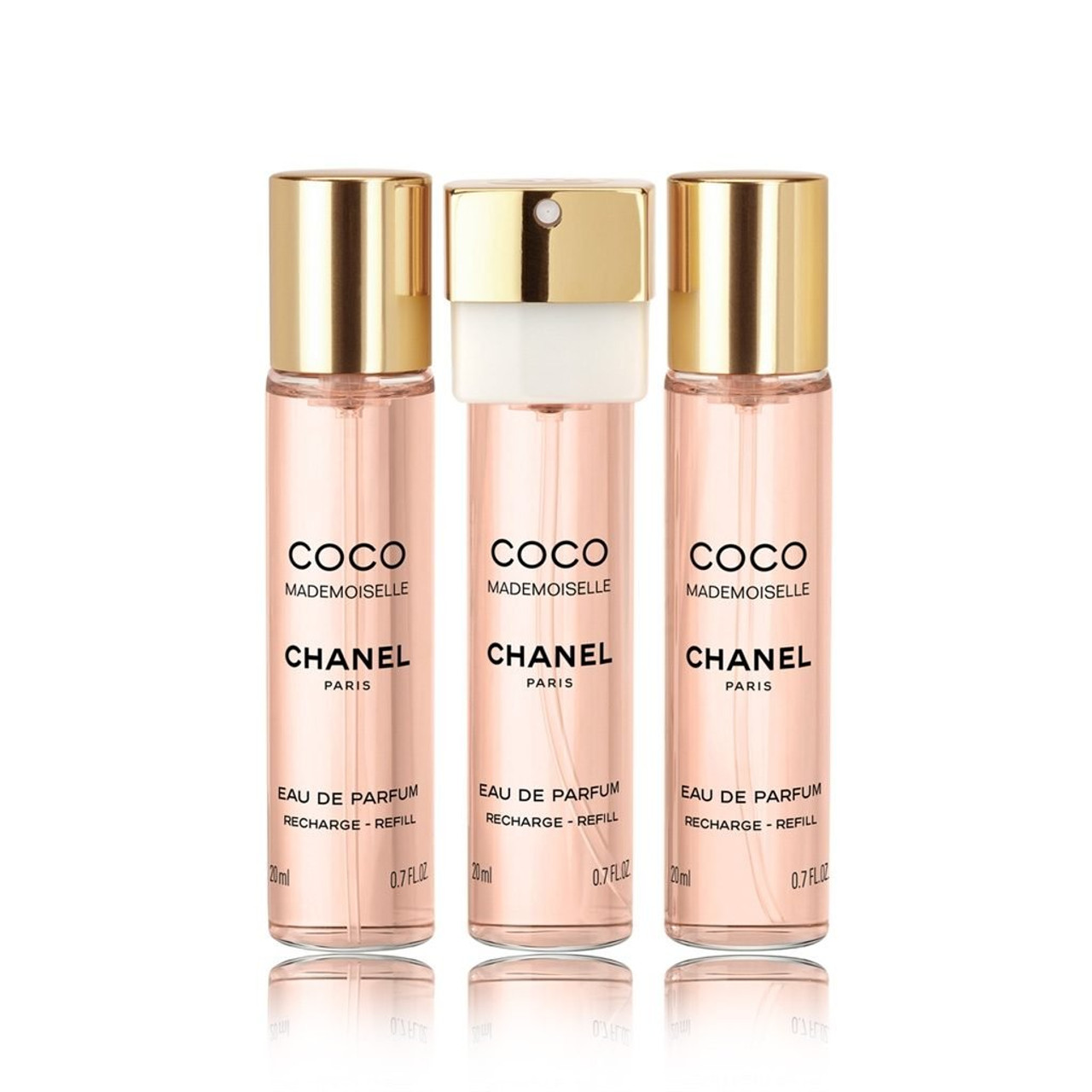 CHANEL COCO MADEMOISELLE 3 X 0.68 EAU DE PARFUM REFILL SET - ScentsWorld