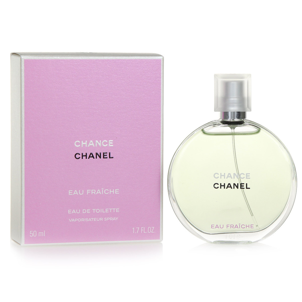 Chanel Chance Perfume For Women 1.7 oz Eau De Toilette Spray + a