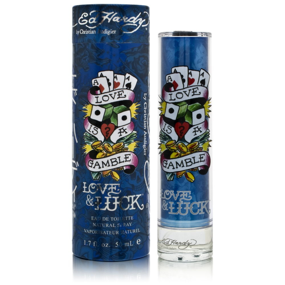 ED HARDY LOVE & LUCK 1.7 EDT SP FOR MEN - ScentsWorld