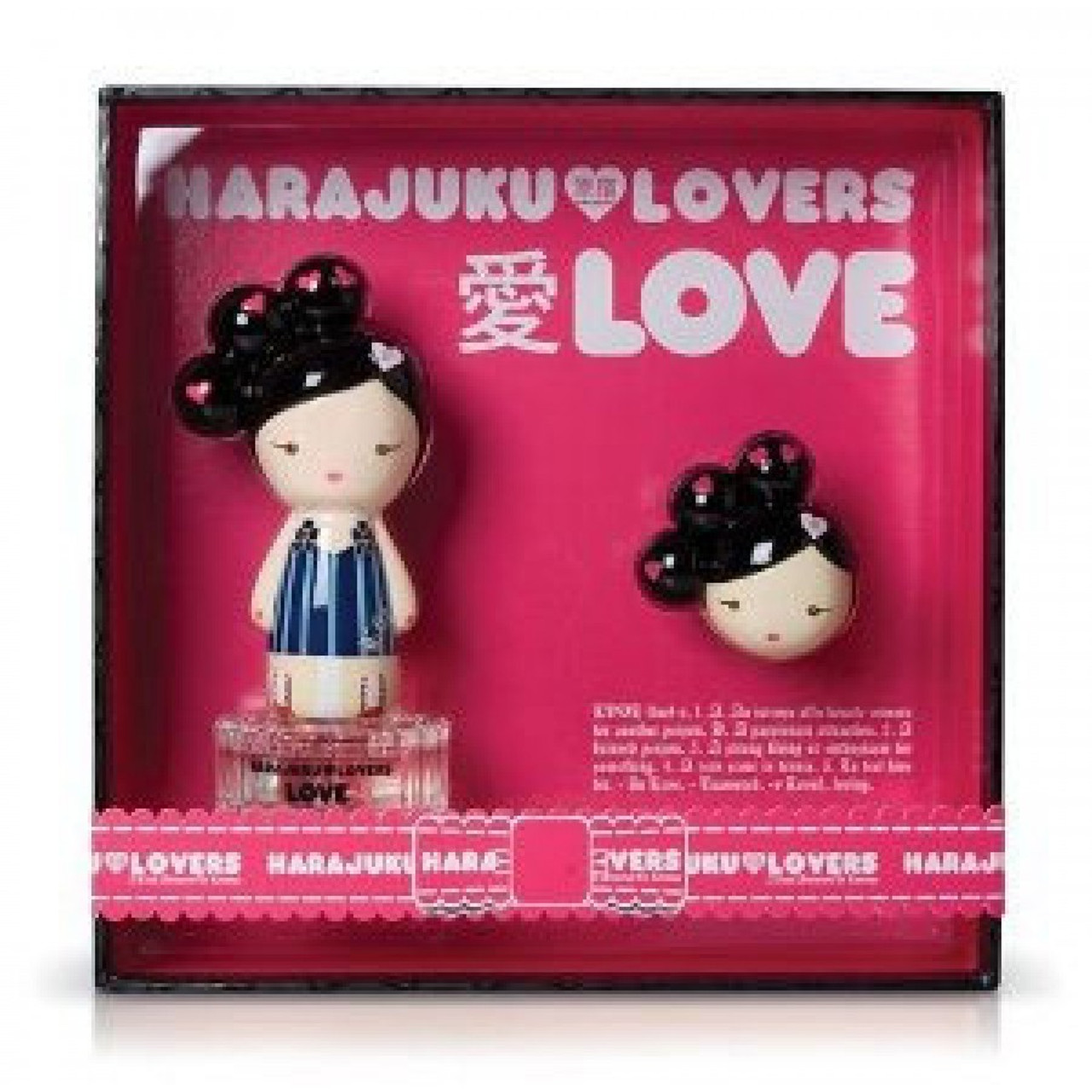 彼らのスケッチ Perfume HARAJUKU LOVERS LOVE 2 PCS SET: 1 OZ EDT SP + SOLID PERFUME