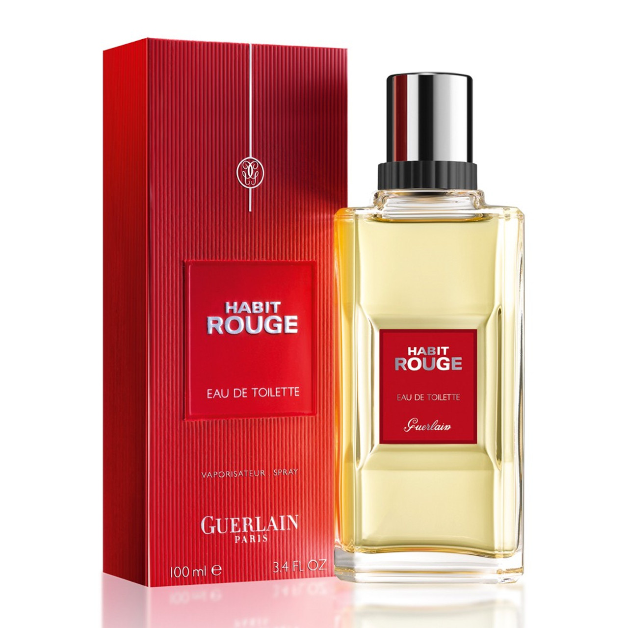 HABIT ROUGE GUERLAIN 3.4 EAU DE TOILETTE SPRAY - ScentsWorld