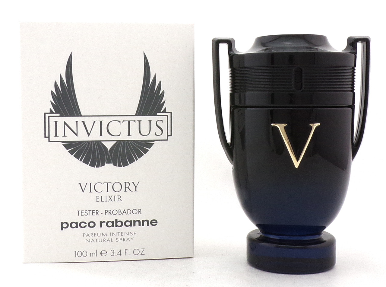 PACO RABANNE INVICTUS VICTORY ELIXIR TESTER 3.4 PARFUM INTENSE SPRAY ...