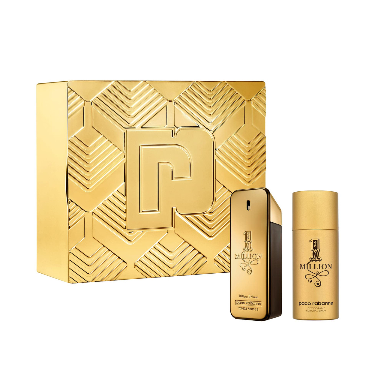 Paco Rabanne One Million 2 Pcs Set For Men: 6.8 Eau De Toilette Spray + 0.34 Eau De Toilette Spray.. main image 0