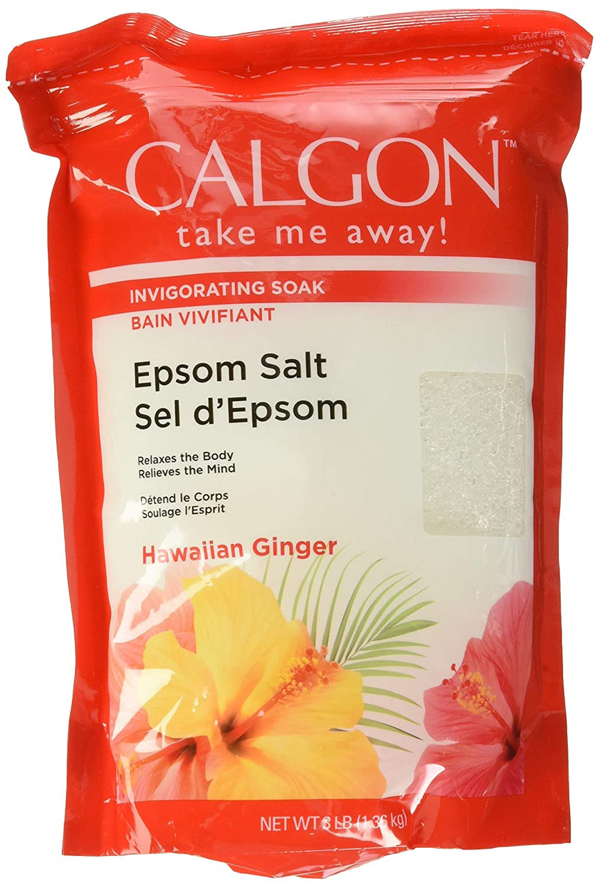 CALGON HAWAIIAN GINGER 3 LB EPSOM SALT - ScentsWorld