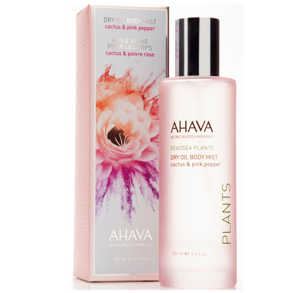 AHAVA DEADSEA PLANTS DRY OIL BODY MIST CACTUS & PINK PEPPER 3.4 OZ -  ScentsWorld
